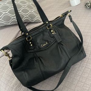 Coach Leather larger Crossbody Purse